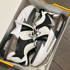 Kids' Black and White Sneakers
